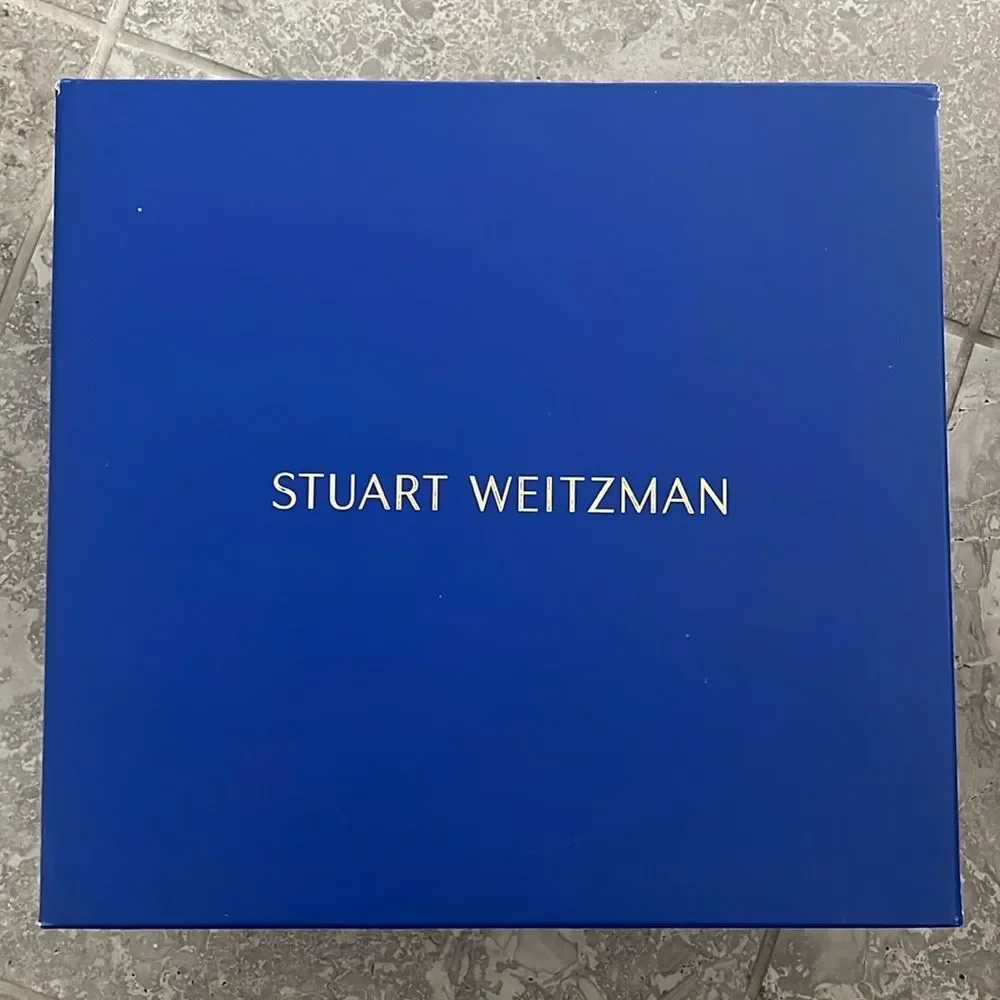 Stuart Weitzman Palmina Platform Wedge Sandals, Black, NWT, Size 37.5/7 - Picture 10 of 12